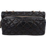 Chanel Quilted Deerskin Single Flap Crossbody Bag
