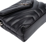 Saint Laurent Quilted Leather Lou Lou Crossbody Bag