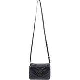 Saint Laurent Quilted Leather Lou Lou Crossbody Bag