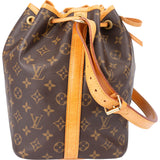 Louis Vuitton Canvas Monogram Sac Noe Petit Shoulder Bag