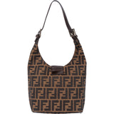 Fendi FF Monogram Baguette Shoulder Bag