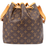 Louis Vuitton Canvas Monogram Sac Noe Petit Shoulder Bag