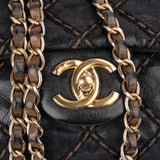 Chanel Quilted Deerskin Single Flap Crossbody Bag