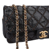 Chanel Quilted Deerskin Single Flap Crossbody Bag