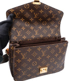 Louis Vuitton Canvas Monogram Metis Handbag