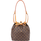 Louis Vuitton Canvas Monogram Sac Noe Petit Shoulder Bag