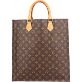 Louis Vuitton Canvas Monogram Sac Plat Handbag