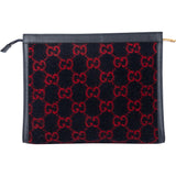 Gucci GG Wool Monogram Clutch