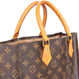 Louis Vuitton Canvas Monogram Sac Plat Handbag