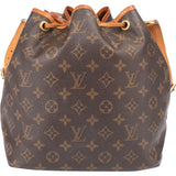 Louis Vuitton Canvas Monogram Sac Noe Petit Shoulder Bag