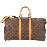 Louis Vuitton Canvas Monogram Keepall 45 Bandouliere