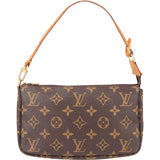 Louis Vuitton Canvas Monogram Pochette Accessoire Handbag