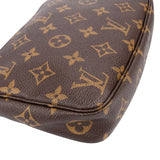 Louis Vuitton Canvas Monogram Pochette Accessoire Handbag