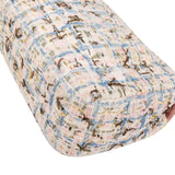 Chanel Quilted Tweed Single Flap Crossbody Bag