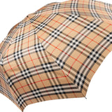 Burberrys Nova-Check Monogram Foldable Umbrella