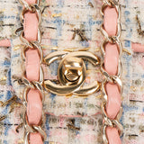 Chanel Quilted Tweed Single Flap Crossbody Bag