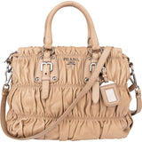 Prada Quilted Leather City Handbag