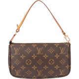 Louis Vuitton Canvas Monogram Pochette Accessoire Handbag