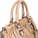 Prada Quilted Leather City Handbag