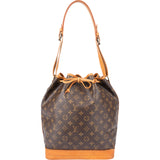 Louis Vuitton Canvas Monogram Sac Noe Grande Shoulder Bag