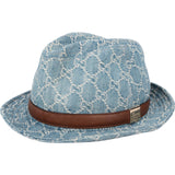 Gucci Denim Monogram Hat