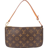 Louis Vuitton Canvas Monogram Pochette Accessoire Handbag