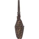 Fendi FF Monogram Baguette Buckle Shoulder Bag