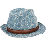 Gucci Denim Monogram Hat