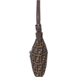 Fendi FF Monogram Baguette Buckle Shoulder Bag