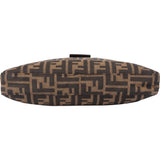 Fendi FF Monogram Baguette Buckle Shoulder Bag