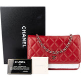 Chanel Quilted Lambskin Wallet On Chain Crossbody Bag