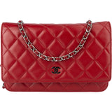 Chanel Quilted Lambskin Wallet On Chain Crossbody Bag