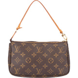 Louis Vuitton Canvas Monogram Pochette Accessoire Handbag