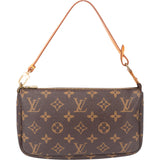 Louis Vuitton Canvas Monogram Pochette Accessoire Handbag