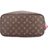 Louis Vuitton Canvas Monogram Ikat Fuchsia Neverfull MM Shopper Bag