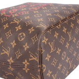 Louis Vuitton Canvas Monogram Ikat Fuchsia Neverfull MM Shopper Bag