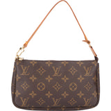 Louis Vuitton Canvas Monogram Pochette Accessoire Handbag