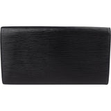 Louis Vuitton Noir Epi Leather Sarah Wallet