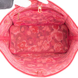 Louis Vuitton Canvas Monogram Ikat Fuchsia Neverfull MM Shopper Bag