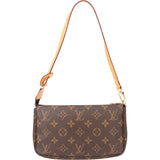 Louis Vuitton Canvas Monogram Pochette Accessoire Shoulder Bag
