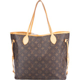 Louis Vuitton Canvas Monogram Neverfull MM Shopper Bag