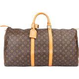 Louis Vuitton Canvas Monogram Keepall 55