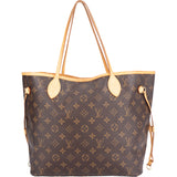 Louis Vuitton Canvas Monogram Neverfull MM Shopper Bag