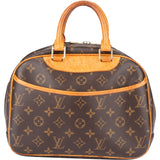 Louis Vuitton Canvas Monogram Trouville Handbag