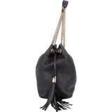 Gucci Black Leather GG Soho Crossbody Bag