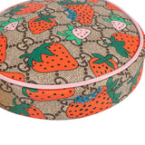 Gucci GG Strawberry Monogram Pouch