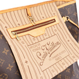 Louis Vuitton Canvas Monogram Neverfull MM Shopper Bag