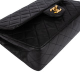 Chanel Quilted Lambskin 24K Gold Medium Double Flap Crossbody Bag - vintageandkickz