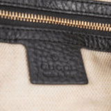 Gucci Black Leather GG Soho Crossbody Bag