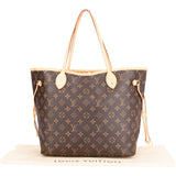 Louis Vuitton Canvas Monogram Neverfull MM Shopper Bag